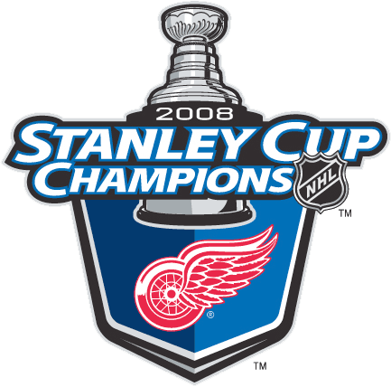 Detroit Red Wings 2008 Champion Logo iron on heat transfer